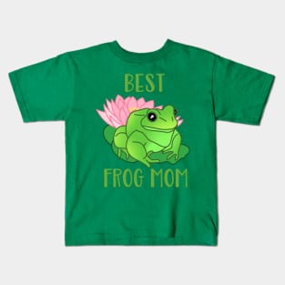 Best Frog Mom Kids T-Shirt